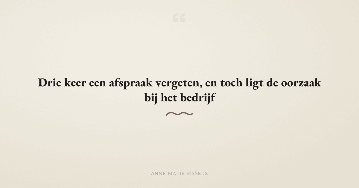No-shows voorkomen: werkt straffen of werkt verbinding beter?