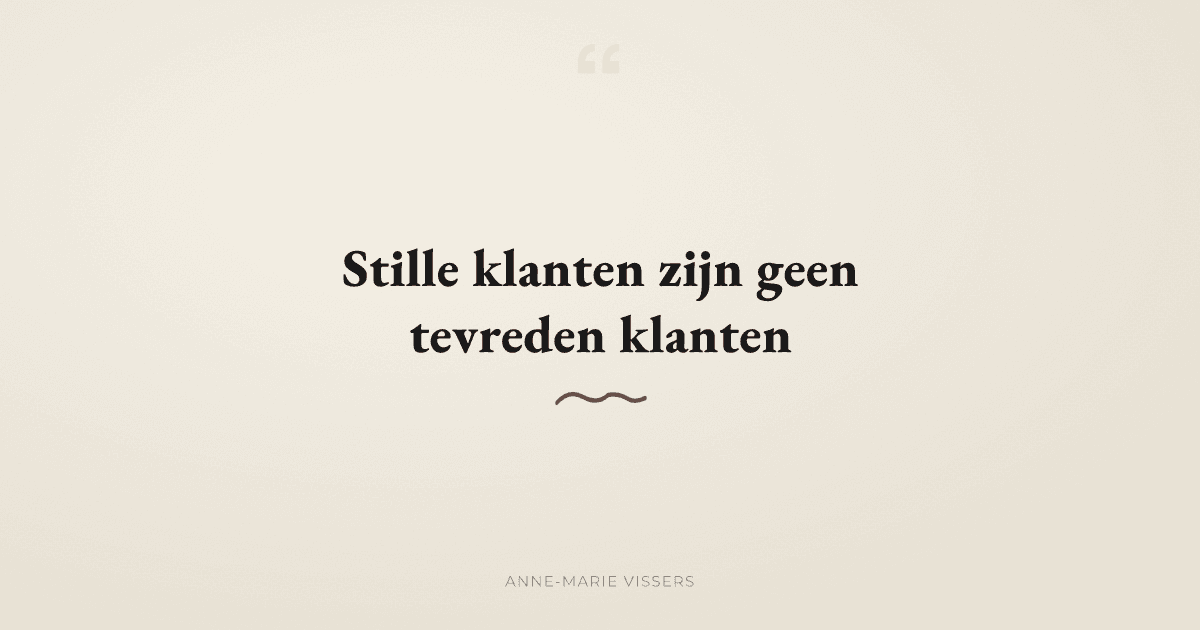 Waarom groothandelsklanten stilletjes vertrekken zonder iets te zeggen