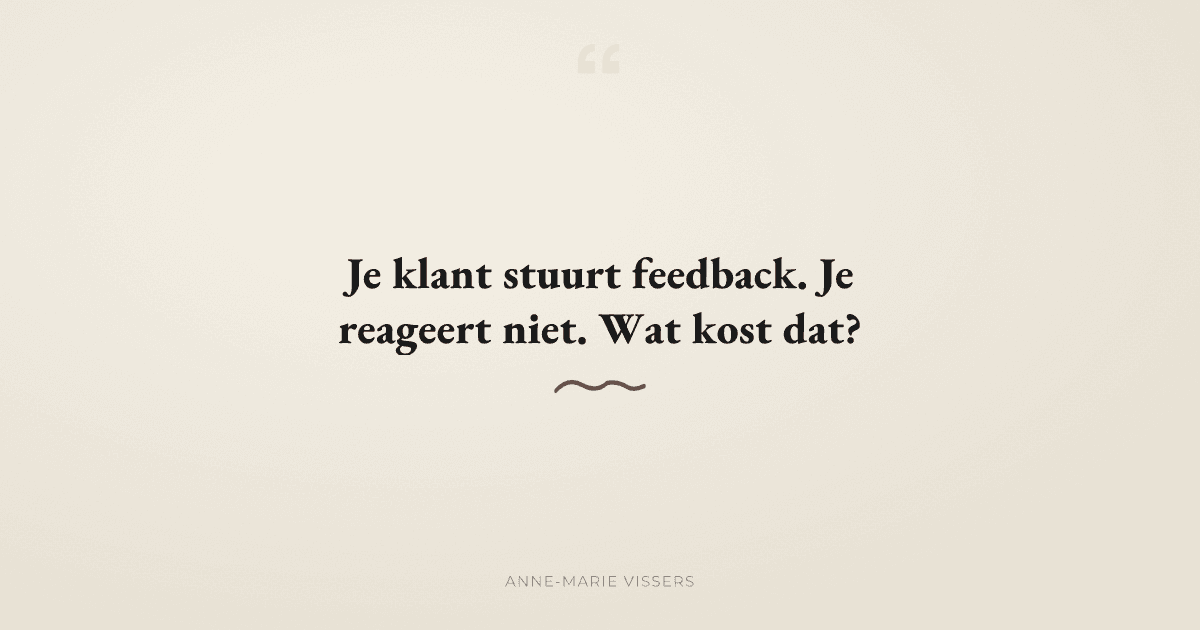 Waarom reageren bedrijven niet op eerlijk klantfeedback?