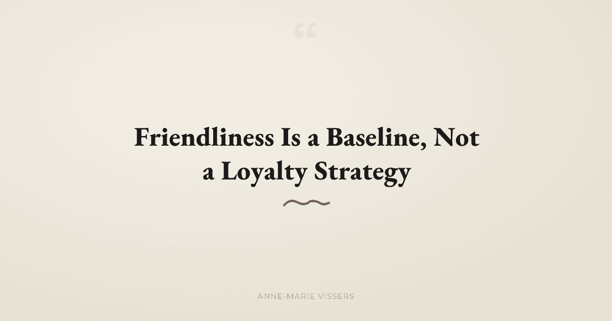 Why Being Nice Is Not Enough to Keep B2B Customers